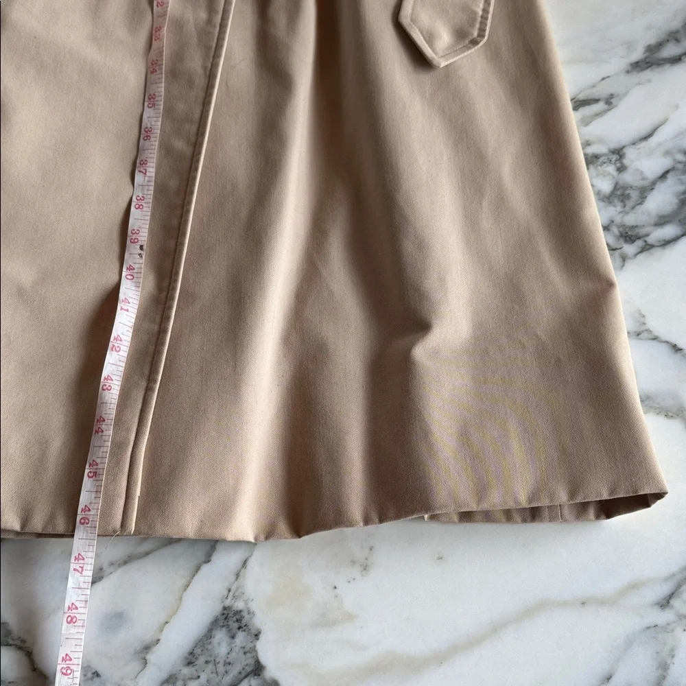 Burberry’s Waterloo Harataige Classic Vintage Beige Trench Coat Women’s 42 long - Picture 13 of 16